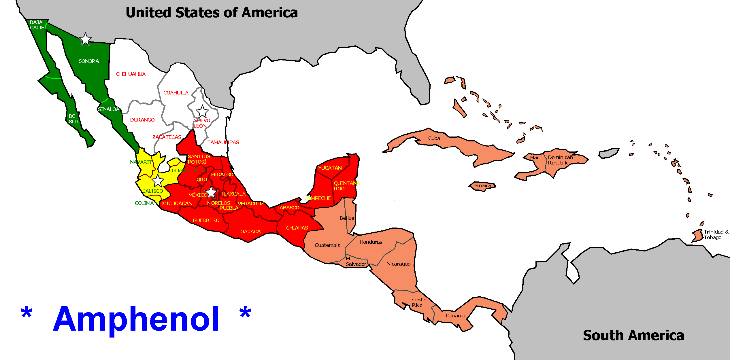 Click on your state or country